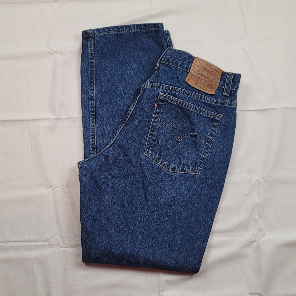 Vtg Levi's 505 Reg Fit Straight sz 16 Miss(34×32)